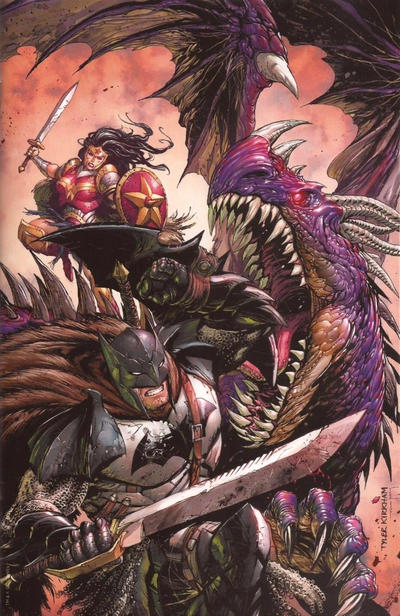 Dark Nights: Metal #1 [Unknown Comics Tyler Kirkham Batman & Wonder Woman Virgin Cover]
