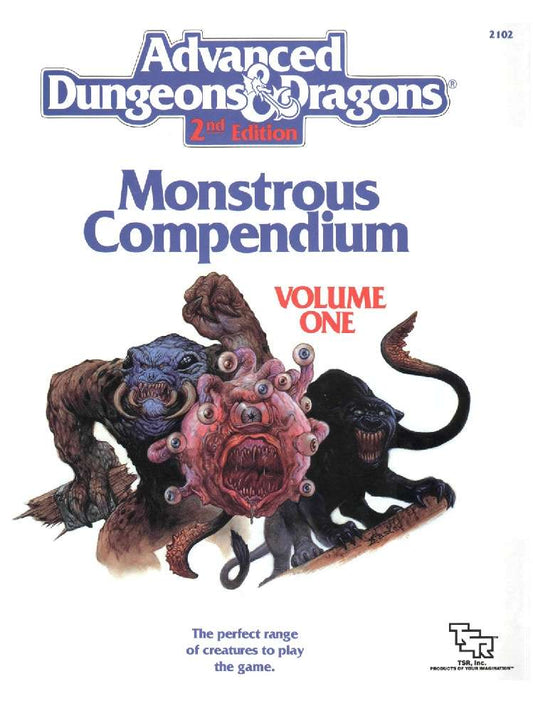 Advanced Dungeons & Dragons 2nd Edition Monstrous Compendium Vol. 1