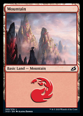 Magic the Gathering x4 Foil Ikoria Basic Mountain 269/274