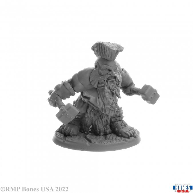 Reaper Miniatures - Dorn Ironspike, Dwarf Warrior 30089