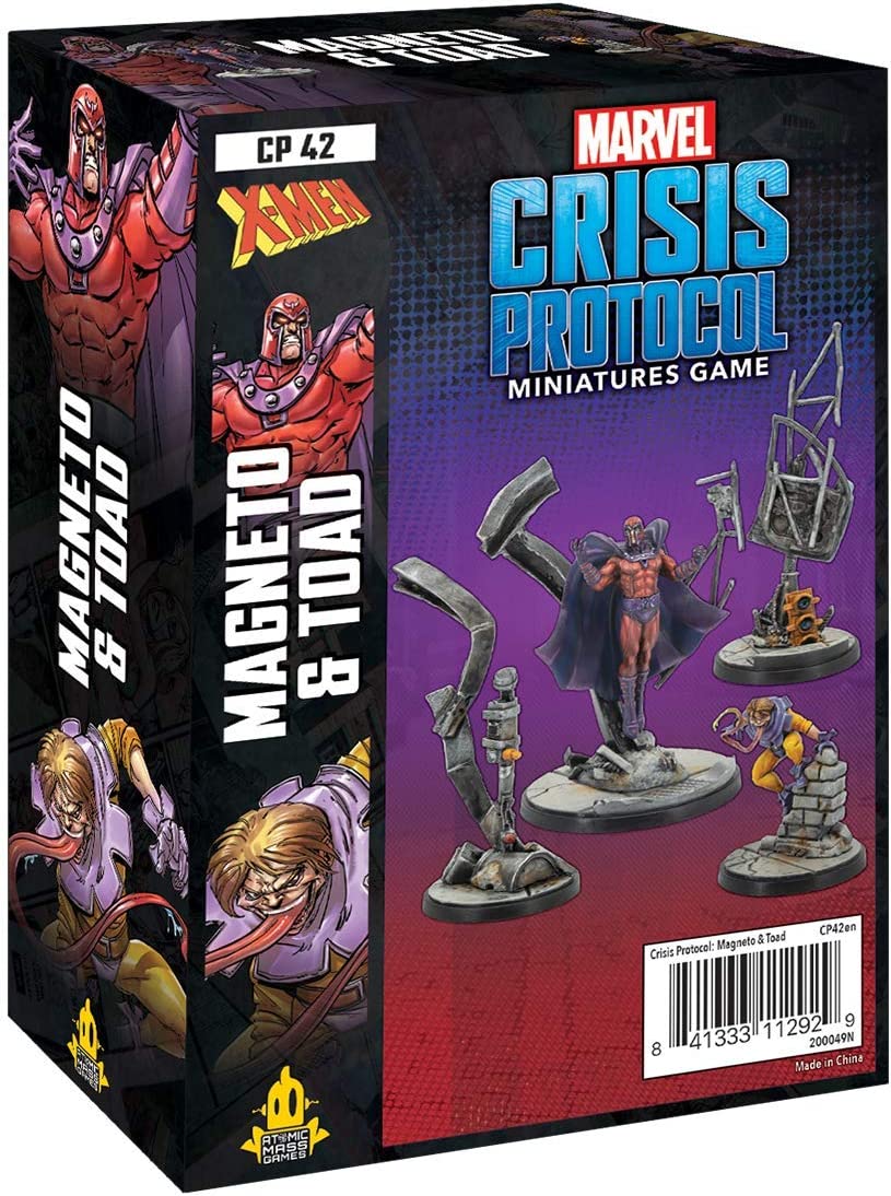 Marvel Crisis Protocol Miniatures Magneto & Toad pack