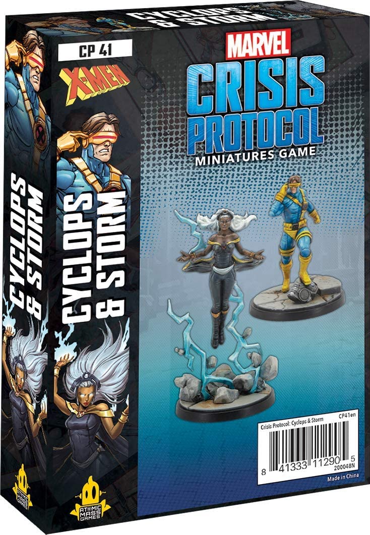 Marvel Crisis Protocol Miniatures Cyclops & Storm pack