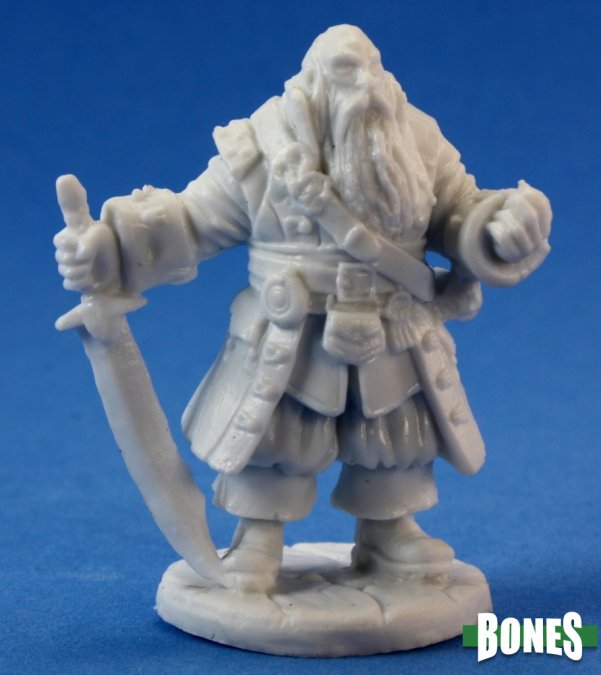Reaper Miniatures - Barnabus Frost, Pirate Captain 77132