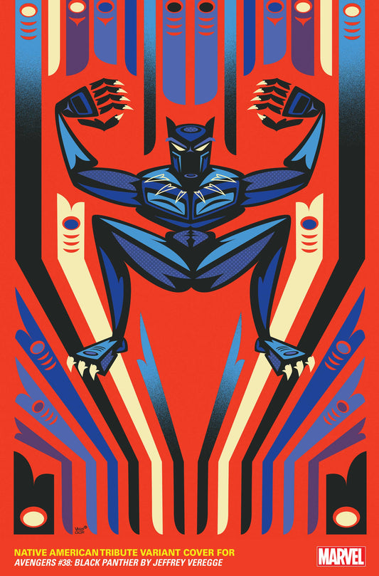 AVENGERS #38 VEREGGE BLACK PANTHER VAR