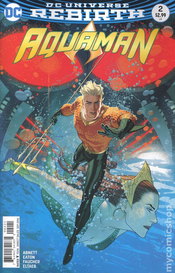 Aquaman (2016 6th Series) #2B Rebirth