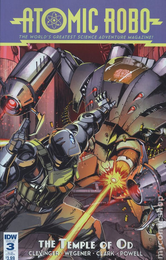 Atomic Robo and The Temple of Od (2016 IDW) #3SUB