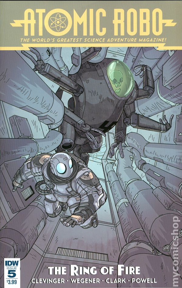 Atomic Robo and the Ring of Fire (2015 IDW) Complete Set 1-5