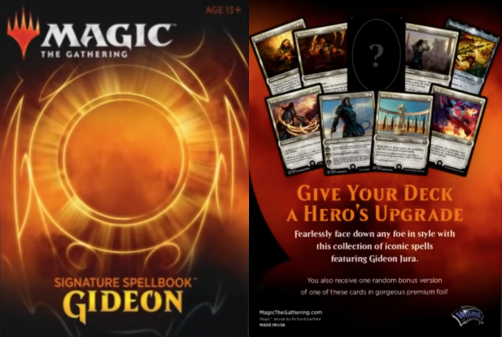 Magic the Gathering Signature Spellbook Gideon Magic the Gathering Signature Spellbook Gideon