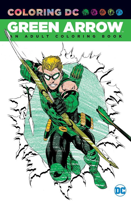Green Arrow Adult Coloring Book