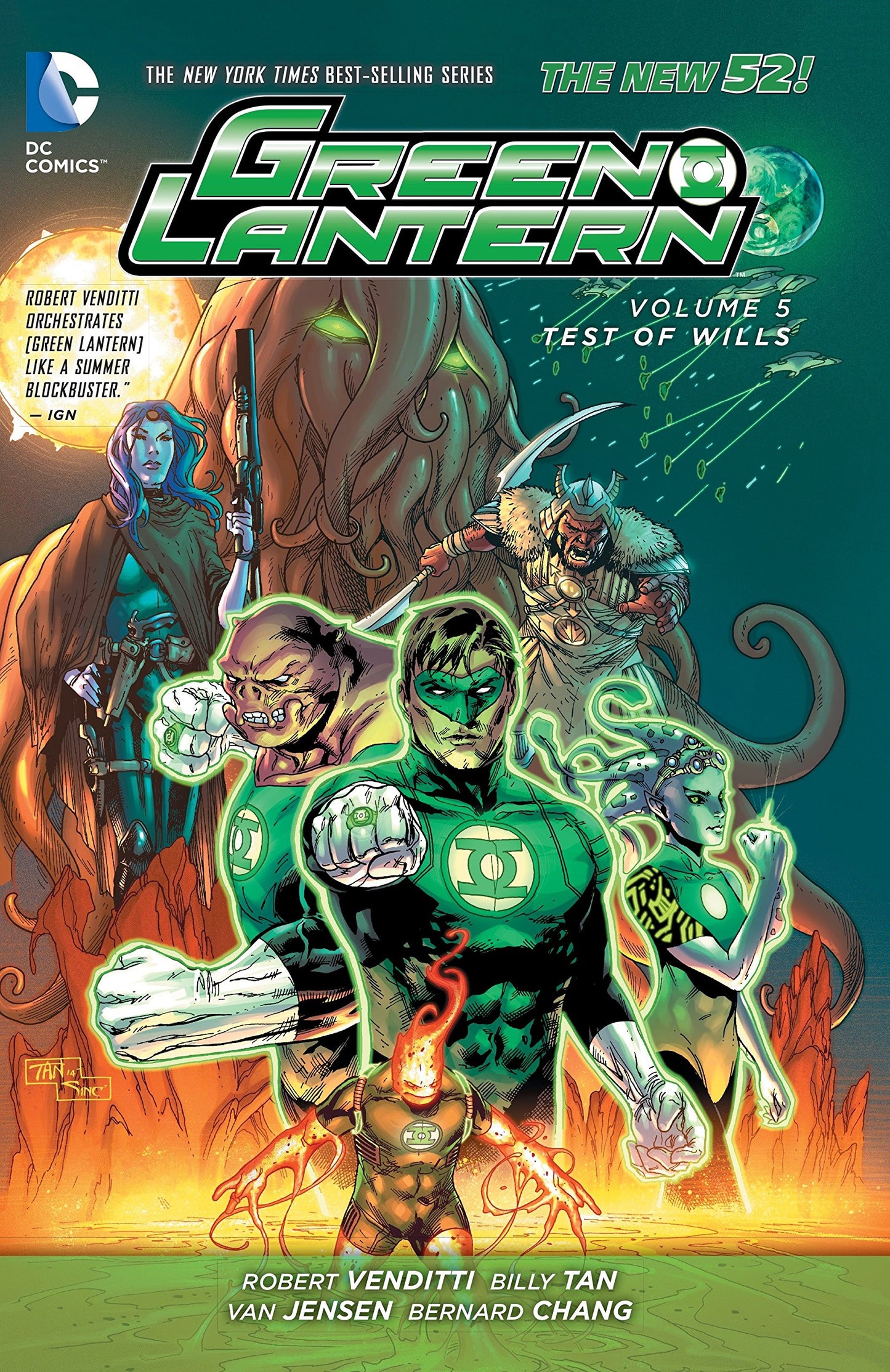 Green Lantern Vol. 5: Test of Wills (The New 52) HARDCOVER
