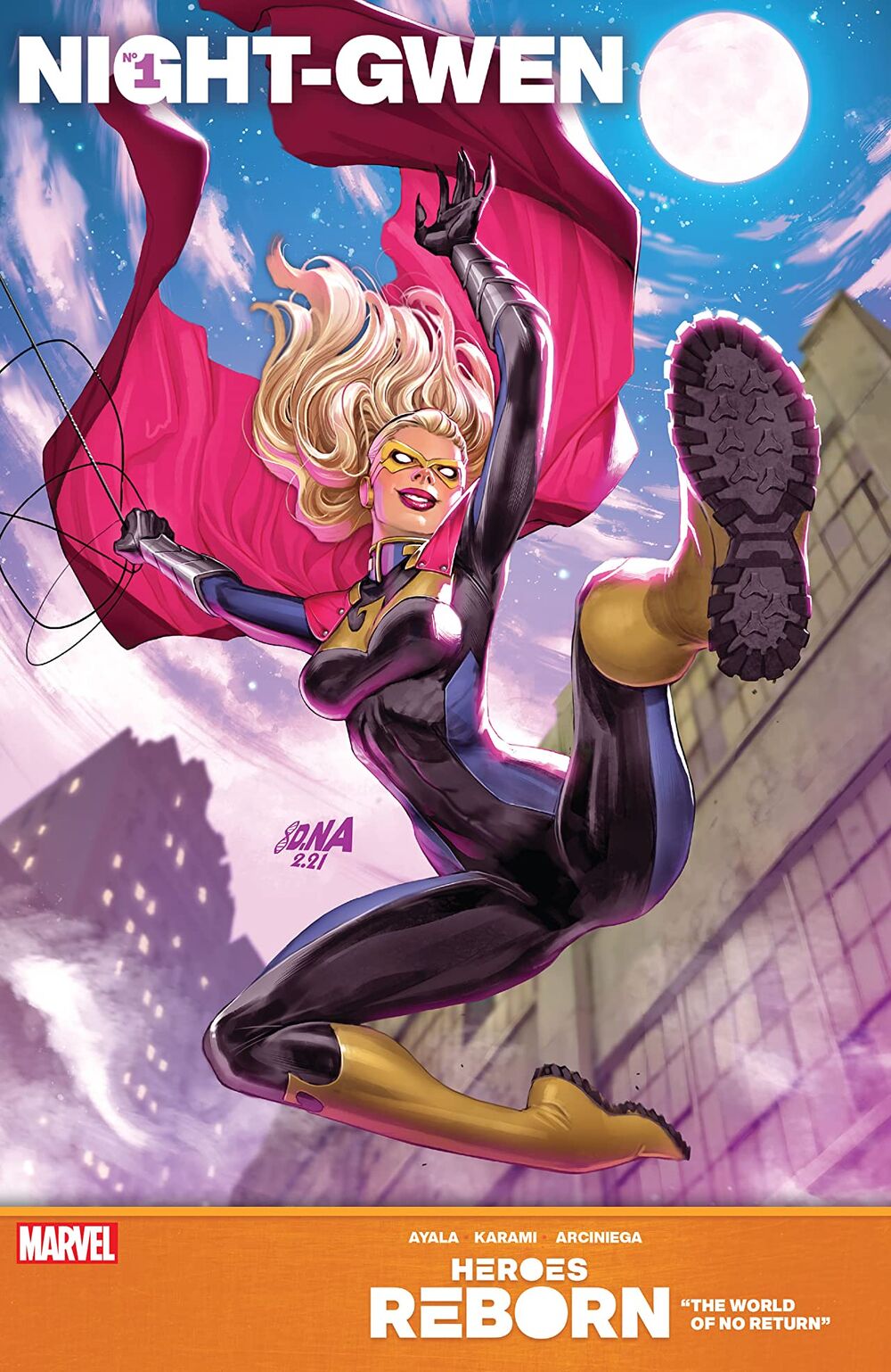 Heroes Reborn Night-Gwen (2021 Marvel) #1A
