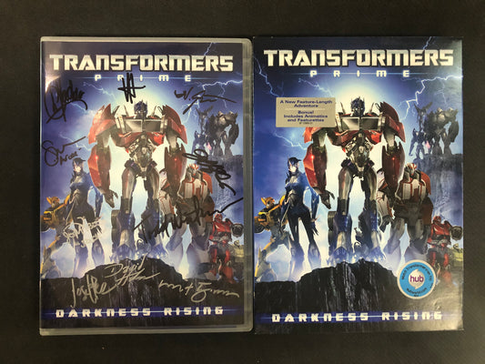 Transformers Prime: Darkness Rising DVD *SIGNED*