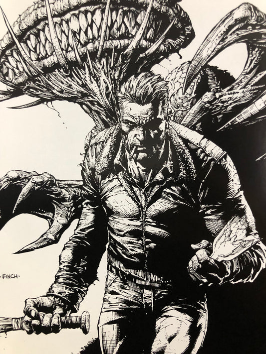 SLOW CITY BLUES #1 B&W Cover