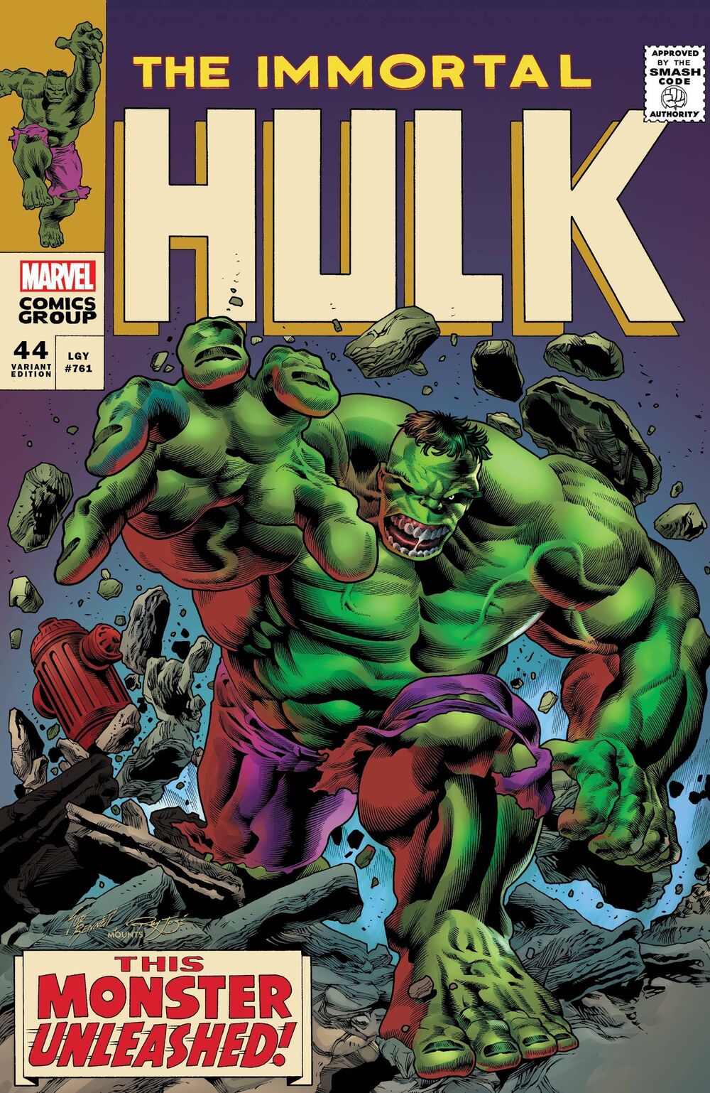Immortal Hulk (2018 Marvel) #44B