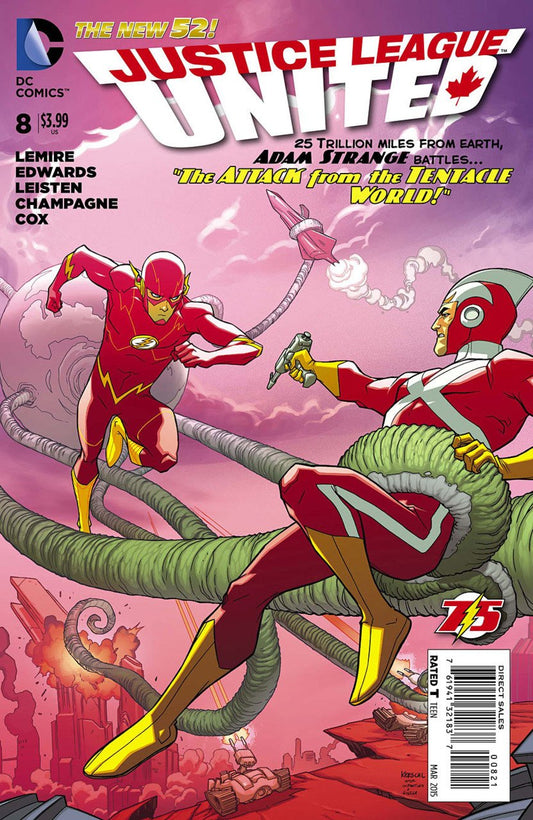 JUSTICE LEAGUE UNITED #8 FLASH 75 VAR ED
