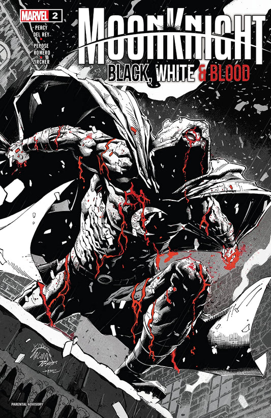 Moon Knight Black White and Blood (2022 Marvel) #2A