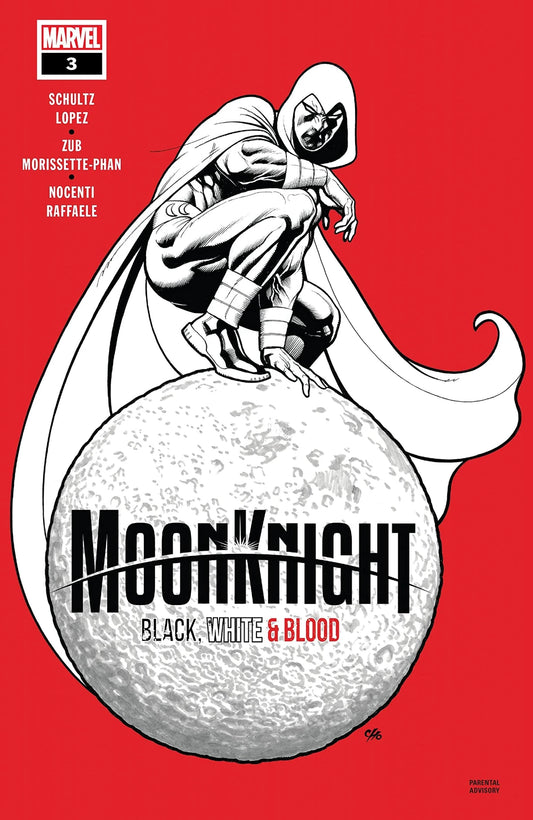 Moon Knight Black White and Blood (2022 Marvel) #3A