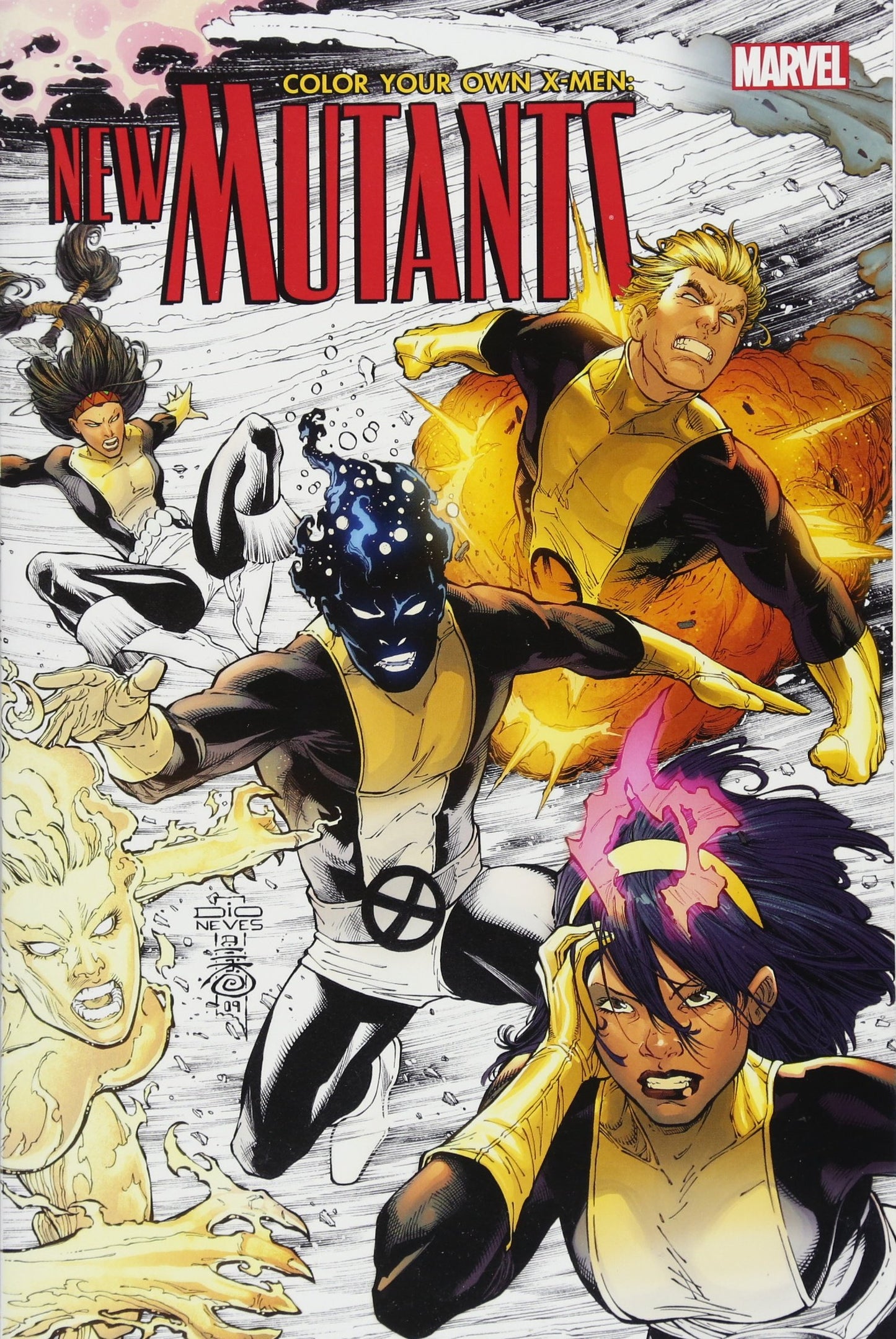 New Mutant Color Your Own X-Men Coloring Book