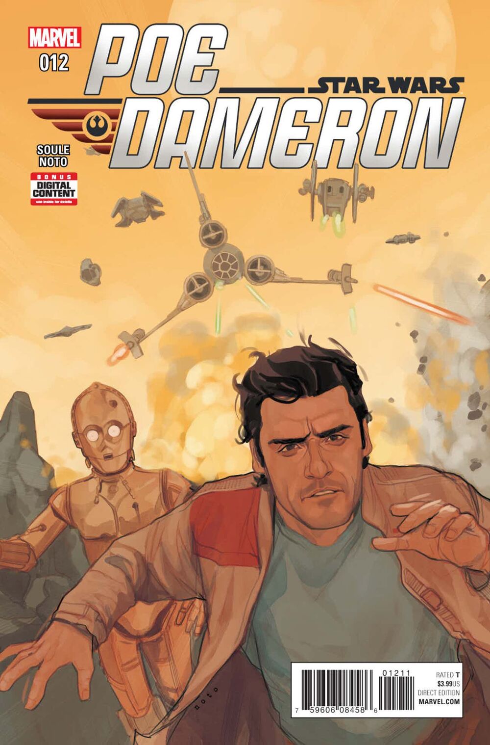 Star Wars Poe Dameron (2016) #12A