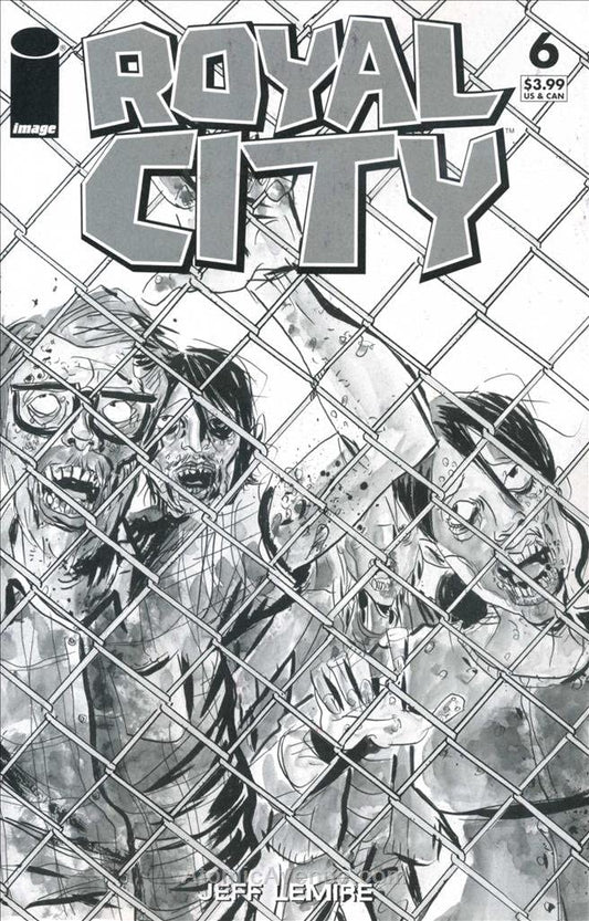 ROYAL CITY #6 CVR D B&W WALKING DEAD #16 TRIBUTE VAR (MR)
