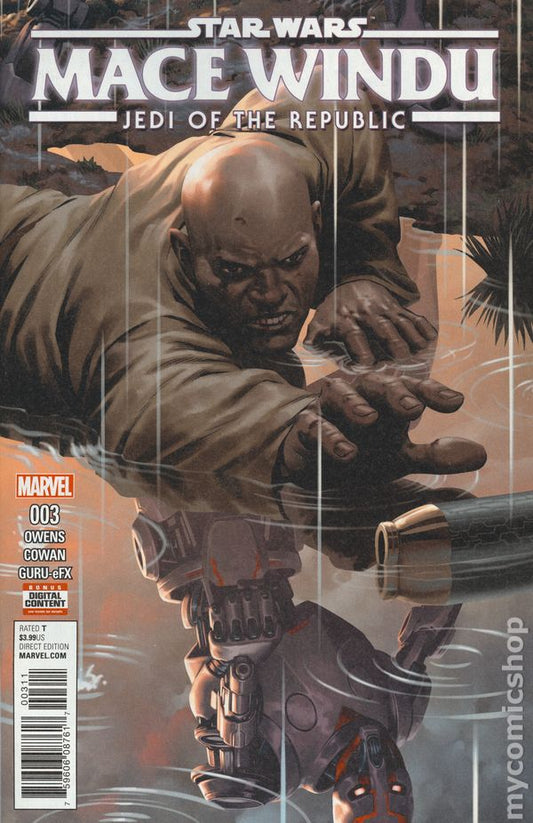 Star Wars Mace Windu (2017 Marvel) Jedi of the Republic #3A