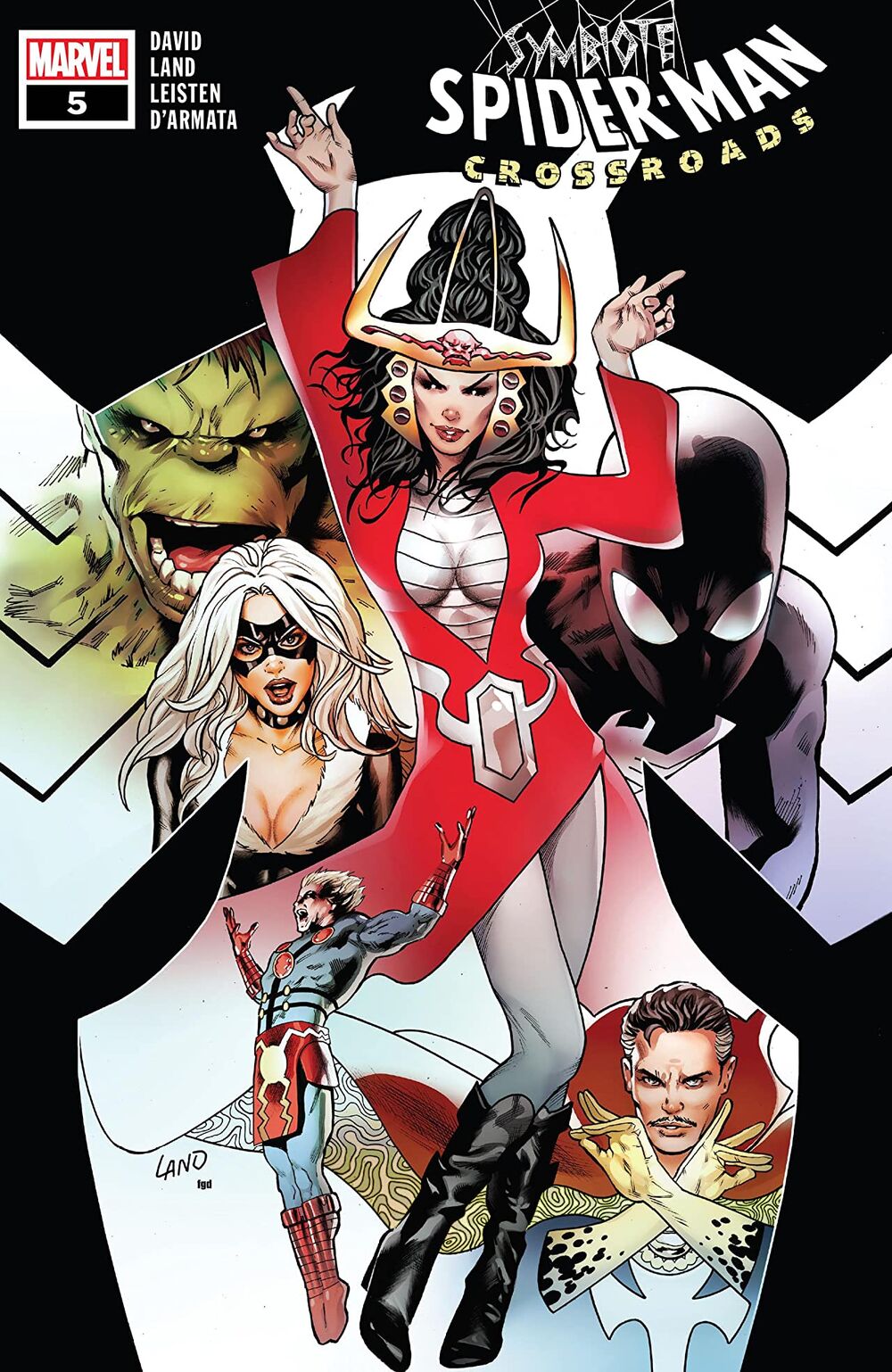 Symbiote Spider-Man Crossroads (2021 Marvel) #5A