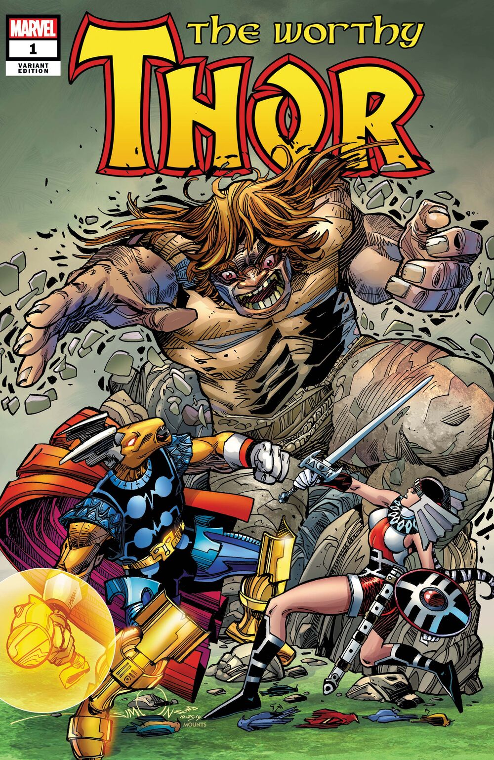 Thor The Worthy (2019 Marvel) #1B