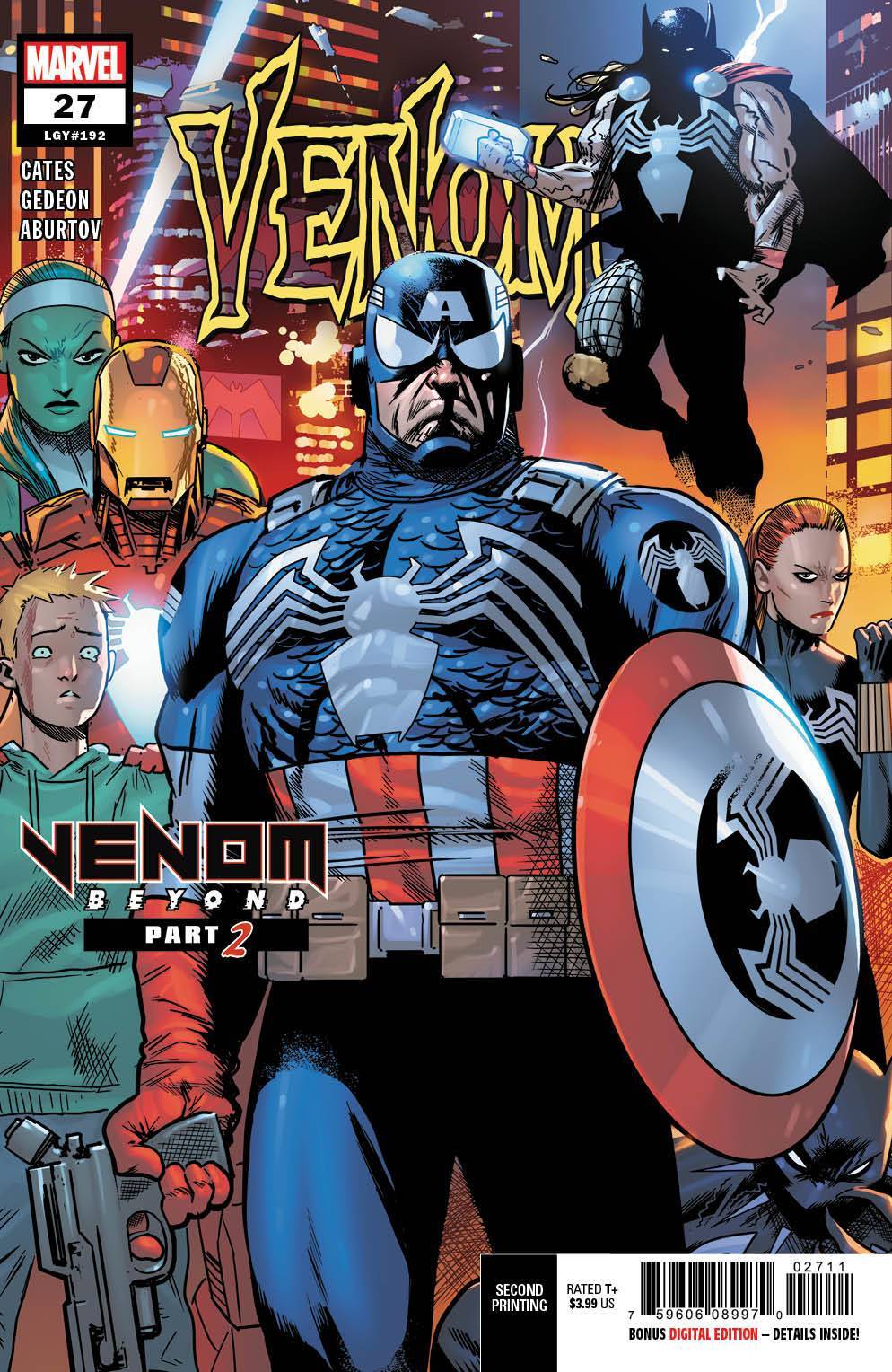 VENOM #27 - VARIANT (SECOND PRINTING) - JUAN GEDEON