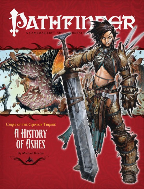 Pathfinder Adventure #10 "Curse of the Crimson Throne: A History of Ashes" by Michael Kortes