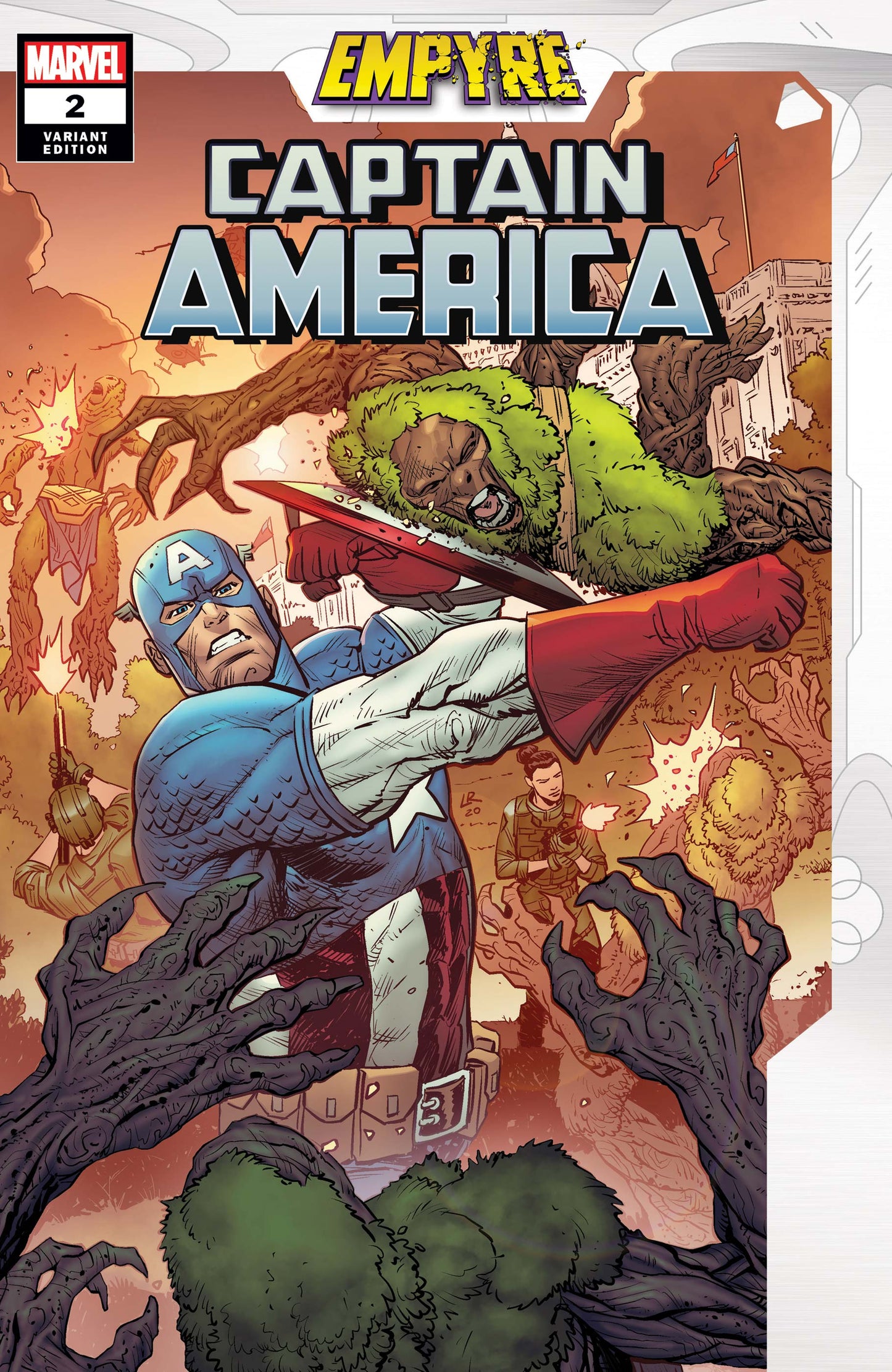 Empyre Captain America (2020 Marvel) #2B