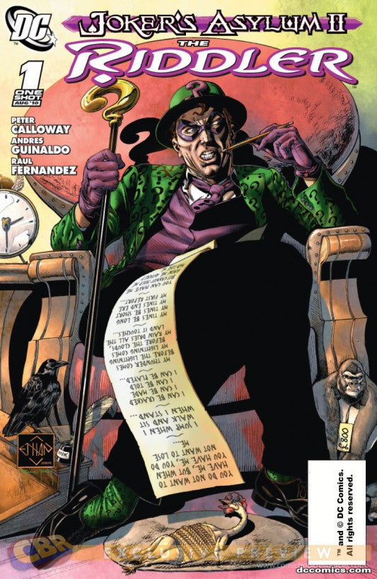 Joker's Asylum The Riddler (2010) #1