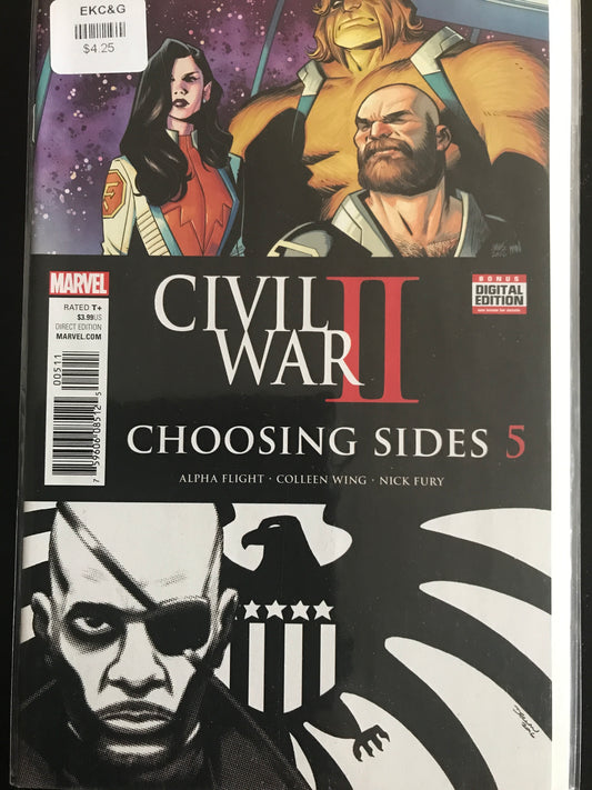 Civil War II Choosing Sides (2016) #5A