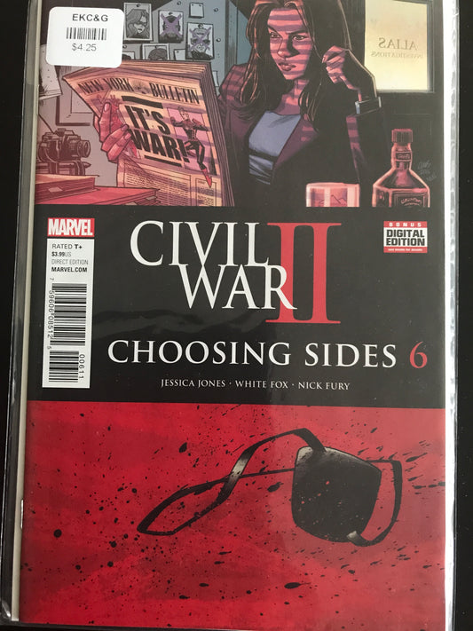 Civil War II Choosing Sides (2016) #6A