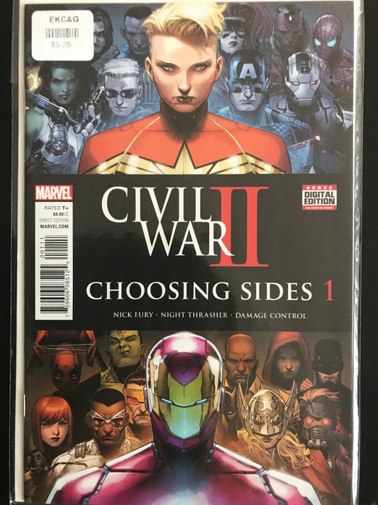 Civil War II Choosing Sides (2016) #1A
