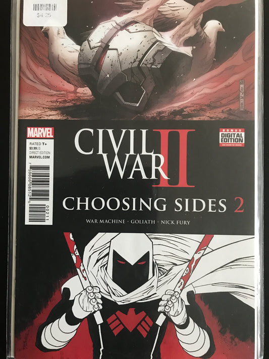 Civil War II Choosing Sides (2016) #2A