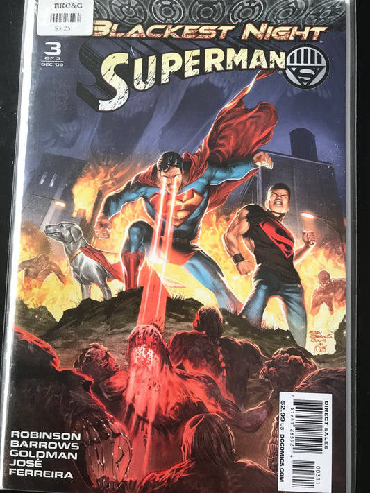 Blackest Night Superman (2009) #3A