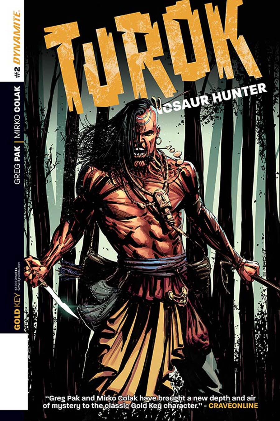 Turok Dinosaur Hunter (2014 Dynamite) #2A