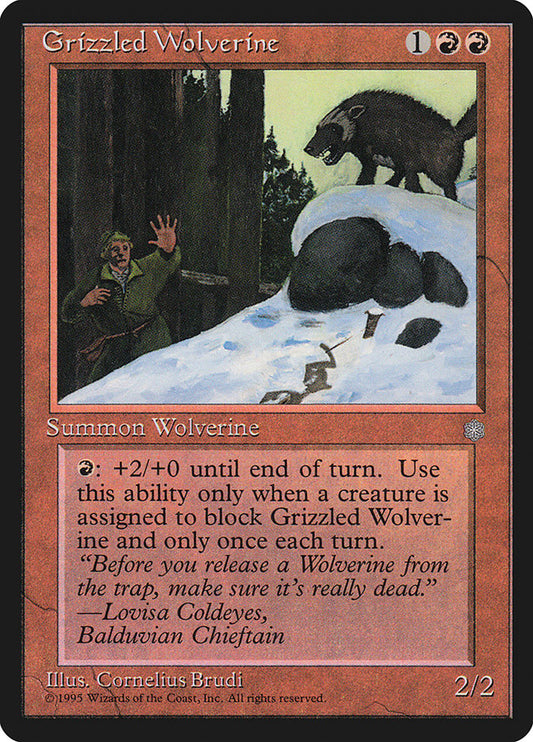 Grizzled Wolverine [Playset of 4]