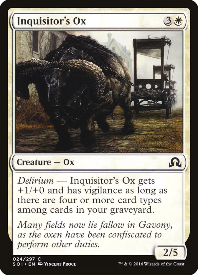 Inquisitor's Ox (Set of 4)