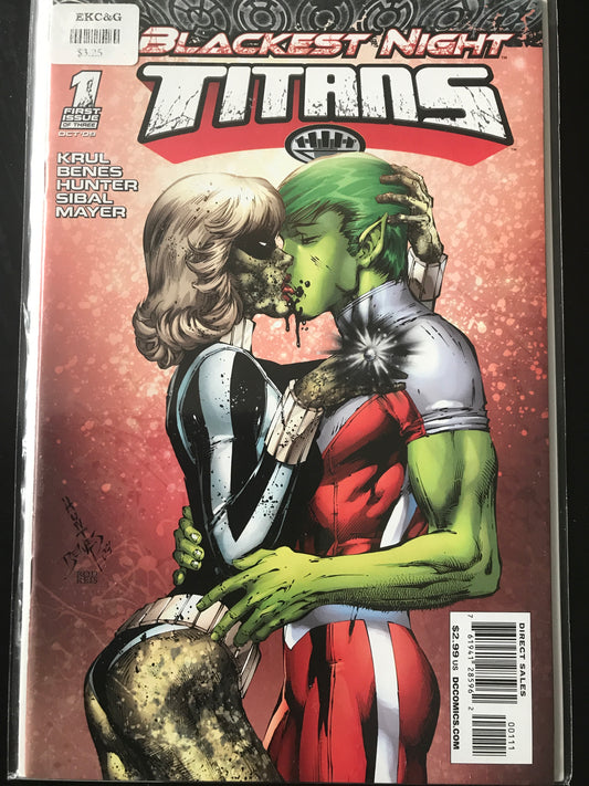 Blackest Night Titans (2009) #1-3 Complete Set