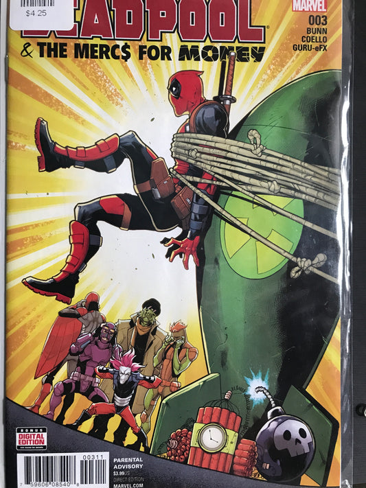 Deadpool and the Mercs for Money (2016 Marvel 2nd Series) #3A