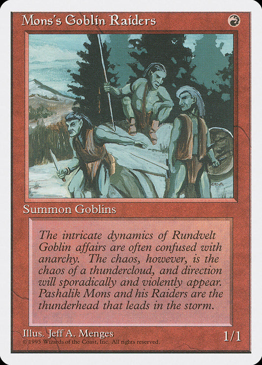 Mons's Goblin Raiders [Playset of 4]