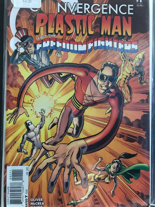 Convergence Plastic Man Freedom Fighters (2015 DC) #1A