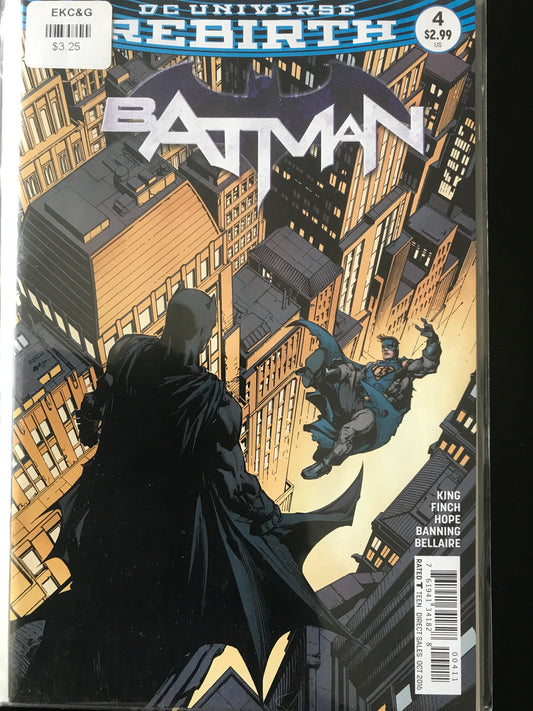 Batman (2016 3rd Series) #4A Rebirth