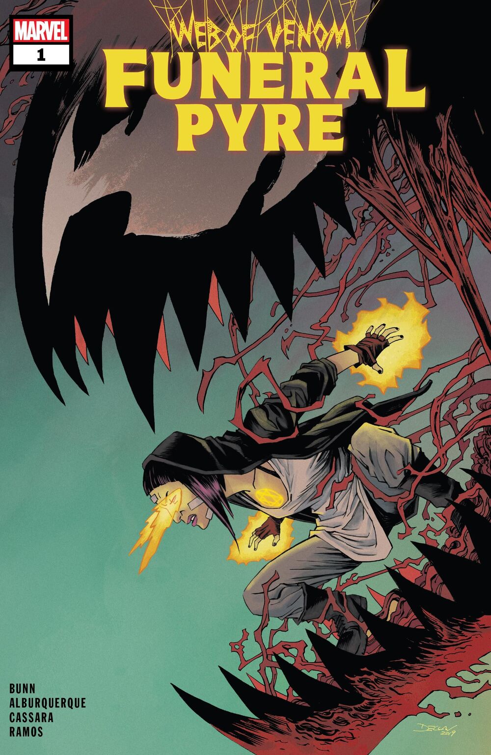 Web of Venom Funeral Pyre (2019 Marvel) #1A