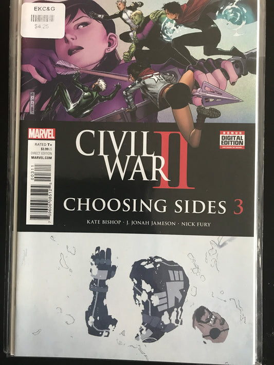 Civil War II Choosing Sides (2016) #3A