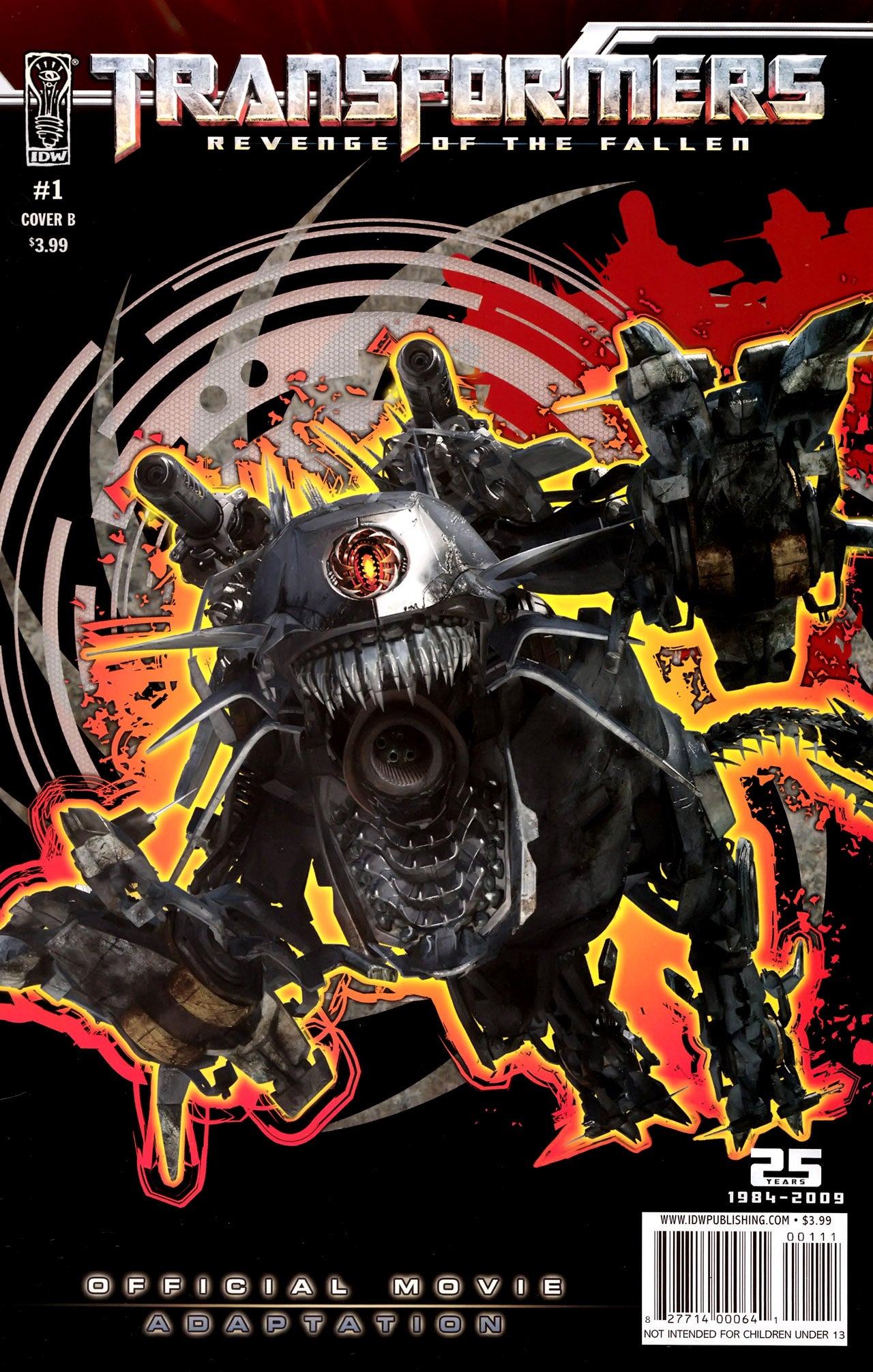 Transformers Revenge of the Fallen Movie Adaptation (2009) #1B