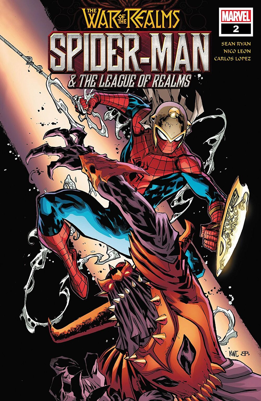 War of the Realms Spider-Man and the League of the Realms (2019 Marvel) #2A