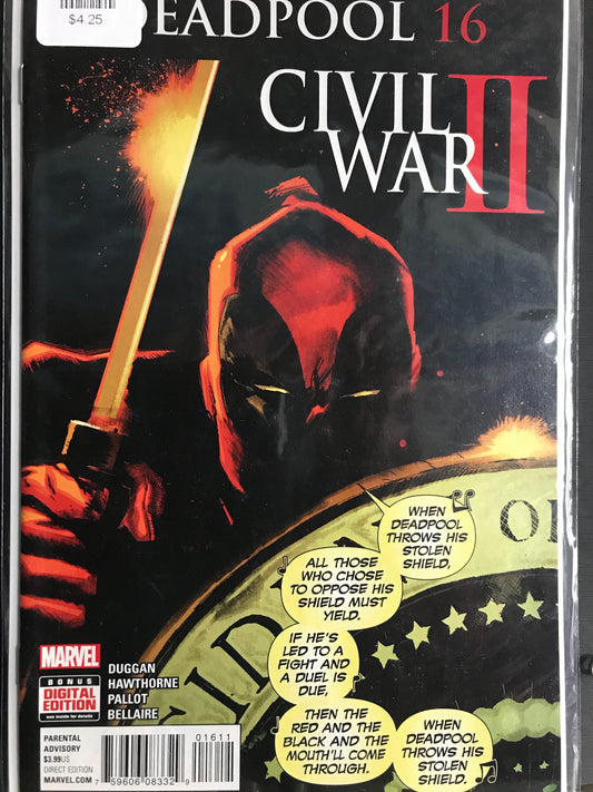 Deadpool (2015 4th Series) #16A