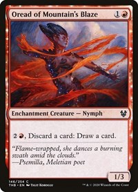 Oread of Mountain's Blaze Theros Beyond Death [Playset of 4]